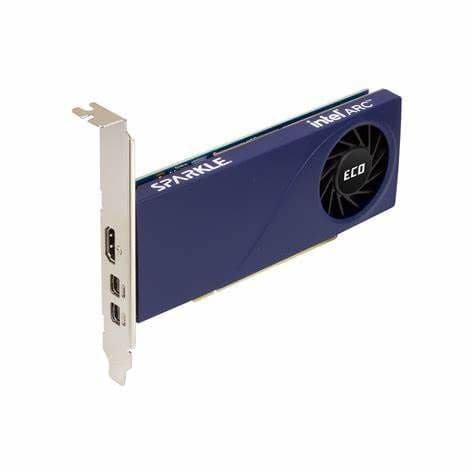 Sparkle Intel Arc A310 ECO, 4GB DDR6, HDMI, 2 Mini DP, 1000MHz Clock, Low Profile (Bracket Included)