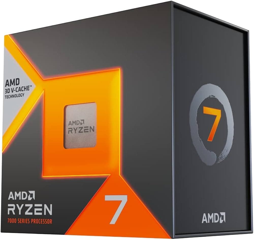 AMD Ryzen 7 7800X3D CPU, AM5, Up to 5.0GHz, 8-Core, 120W, 104MB Cache, 5nm, 7th Gen, Radeon Graphics, NO HEATSINK/FAN - OEM *TRAY*