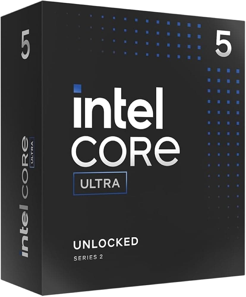Intel Core Ultra 5 245K CPU, 1851, 5.2GHz Turbo, 14-Core, 125W (159W Turbo), 24MB Cache, Unlocked, Arrow Lake, NO HEATSINK/FAN