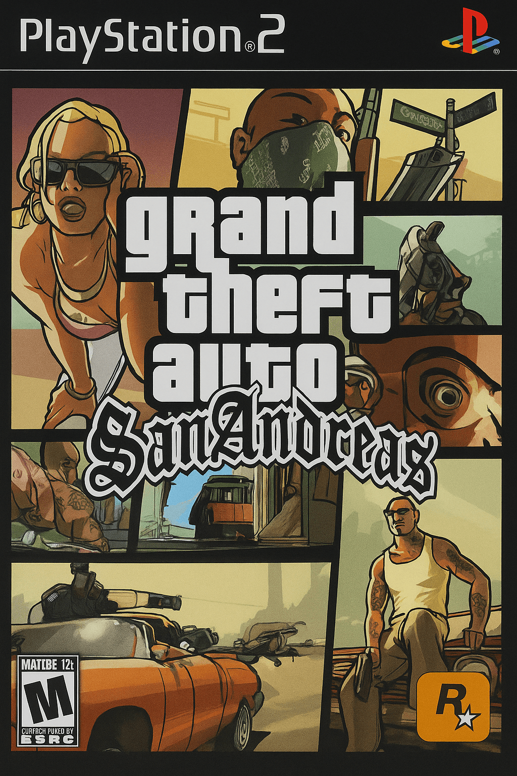 Grand Theft Auto San Andreas (REGION LOCKED/NTSC) - PS2