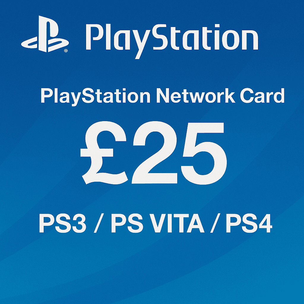 Playstation Network Card ?25 (In Paperform) (PS3 / VITA / PS4) - PS4