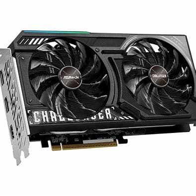 Asrock RX9060 XT Challenger 8GB OC, PCIe5, 8GB DDR6, HDMI, 2 DP, 3290MHz Clock, LED Indicator, Overclocked