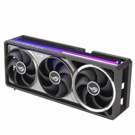 Asus ROG ASTRAL RTX5080 OC, PCIe5, 16GB DDR7, Quad Fan, 2 HDMI, 3 DP, 2790MHz Clock, RGB Lighting, Overclocked