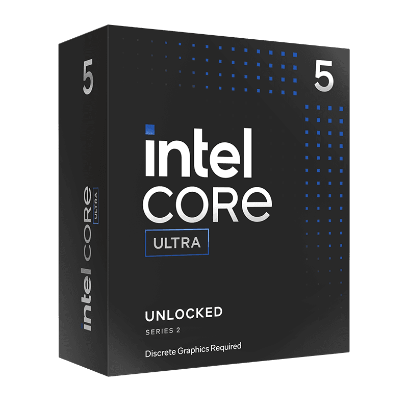Intel Core Ultra 5 245KF CPU, 1851, 5.2GHz Turbo, 14-Core, 125W (159W Turbo), 24MB Cache, Unlocked, Arrow Lake, No Graphics, NO HEATSINK/FAN
