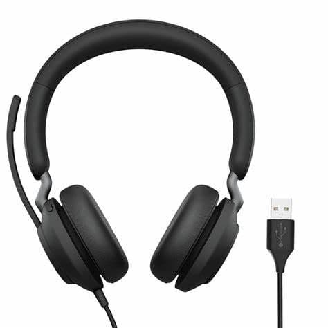 Jabra Evolve2 40 SE Microsoft Teams Certified Stereo USB-A Wired Headset