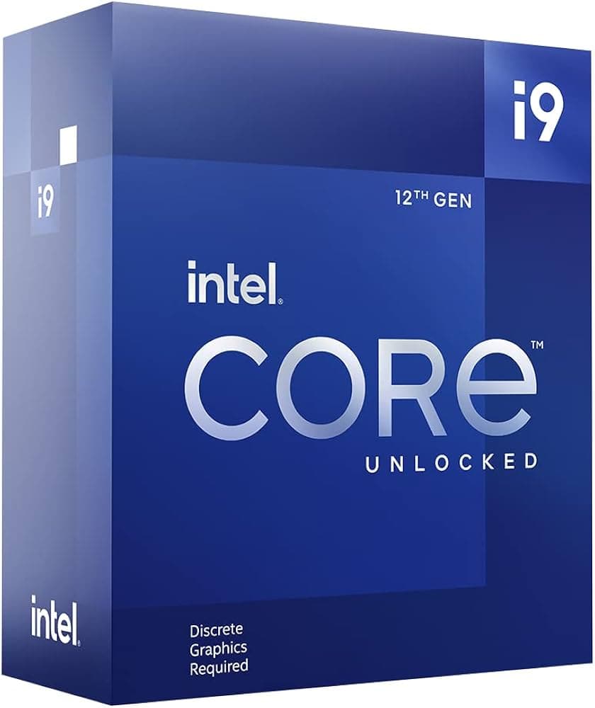 Intel Core i9-12900KF CPU, 1700, 3.2 GHz (5.1 Turbo), 16-Core, 125W (241W Turbo), 10nm, 30MB Cache, Unlocked, Alder Lake, No Graphics, NO HEATSINK/FAN