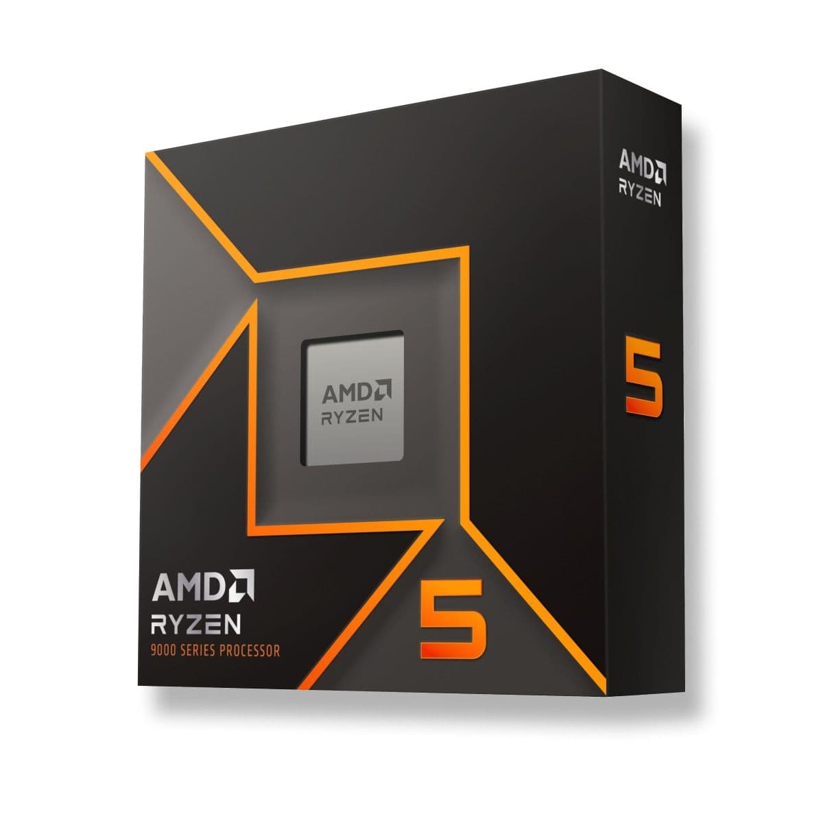 AMD Ryzen 5 9600X CPU, AM5, Up to 5.4GHz, 6-Core, 65W, 38MB Cache, 4nm, 9th Gen, Radeon Graphics, NO HEATSINK/FAN - OEM *TRAY*