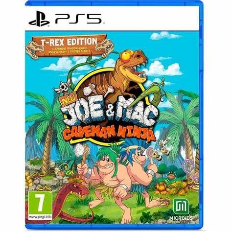 New Joe & Mac: Caveman Ninja - T-Rex Edition - PS5