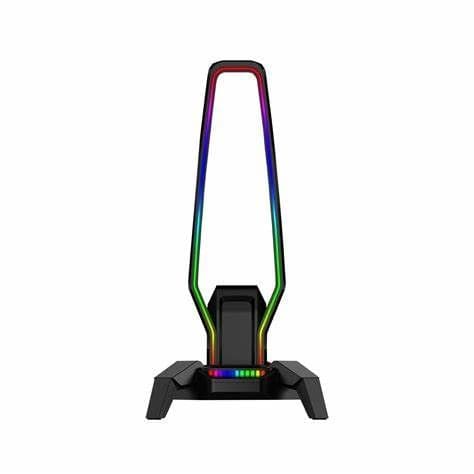 Marvo Scorpion HZ-10 Kobe 30 USB RGB Gaming Headset Stand and Hub (Black)
