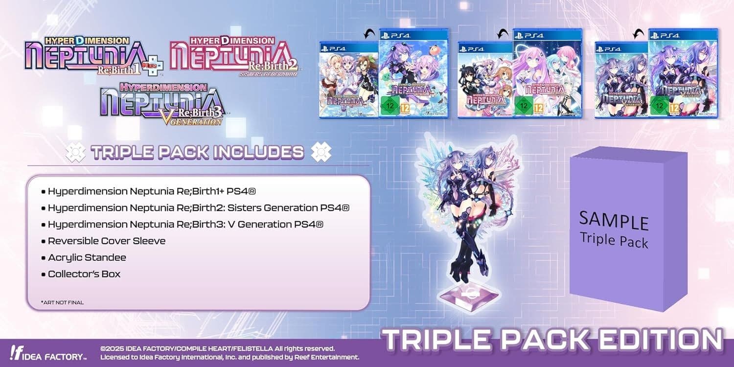 Hyperdimension Neptunia Re;Birth Series (1-3) Triple Pack - PS4