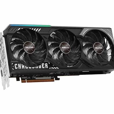 Asrock RX9070 Challenger 16GB, PCIe5, 16GB DDR6, HDMI, 3 DP, 2070MHz Clock, LED Indicator