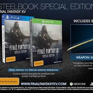 Final Fantasy XV (15) - Special Edition (Steelbook) (Multi Lang in game) - Xbox One