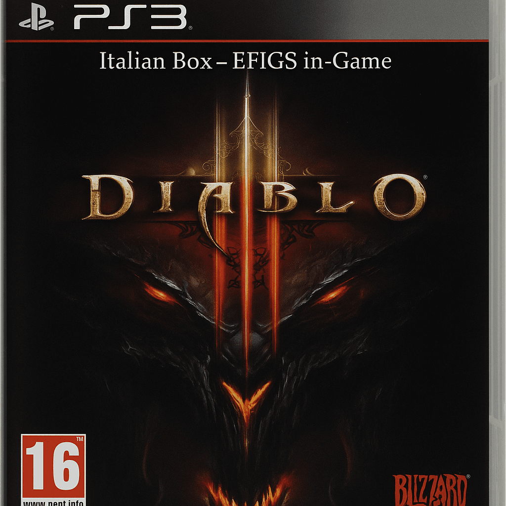 Diablo III (3) (Italian Box - EFIGS in Game) - PS3