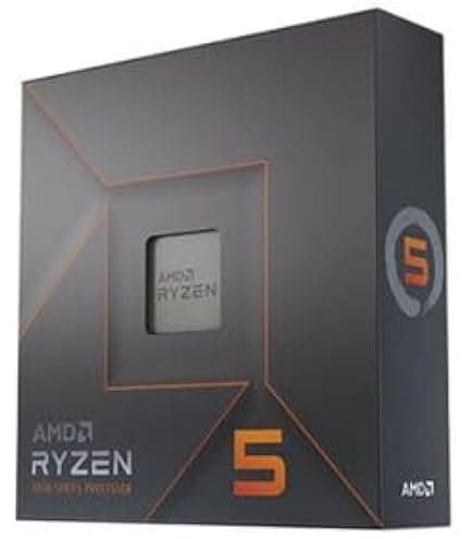 AMD Ryzen 5 7500F CPU with Wraith Stealth, AM5, Up to 5.0GHz, 6-Core, 65W, 38MB Cache, 5nm, 7th Gen, No Graphics - OEM *TRAY*