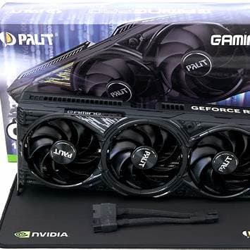 Palit RTX5070 GamingPro OC, PCIe5, 12GB DDR7, HDMI, 3 DP, 2572MHz Clock, RGB Lighting, Overclocked