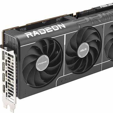 Asus PRIME RX9070 OC, PCIe5, 16GB DDR6, HDMI, 3 DP, 2610MHz Clock, Overclocked, Compact SFF-Ready